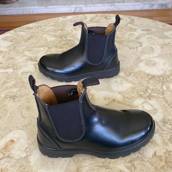 NWOT Aquatherm Leather Water Resistant 3M Insulated Chelsea Boots - Picture 4 of 16